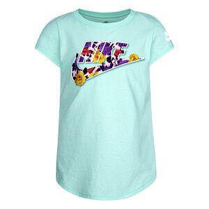 Nike Girls Icon Clash T-Shirt (Toddler/Little Kids) Mint Foam 6X Little Kid